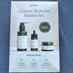 Prose — custom skincare starter set —-